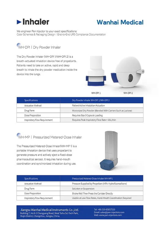 Wanhai Medical Inhaler Brochure